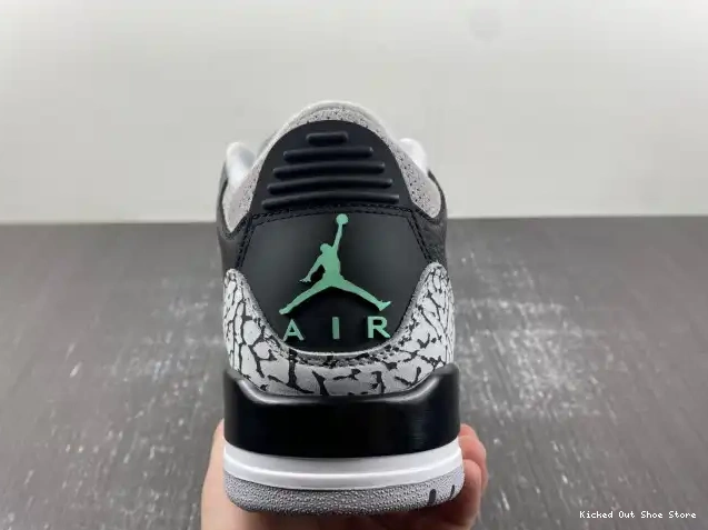 Kick Theory Jordan Glow Green Air 3 CT8532-031 0507